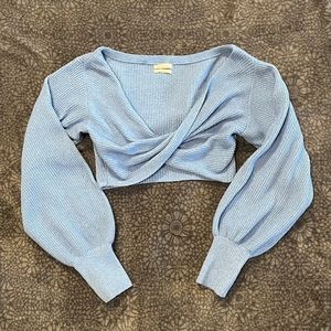 Urban Outfitters Marissa Twist-Front Knitted Top